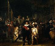 REMBRANDT Harmenszoon van Rijn The Night Watch or The Militia Company of Captain Frans Banning Cocq France oil painting artist